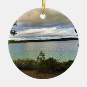 Crescent Lake, Oregon Ceramic Ornament