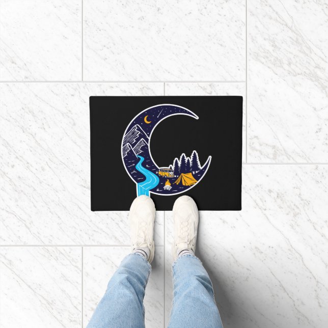 Crescent Moon Adventure Camping Doormat (Indoor)