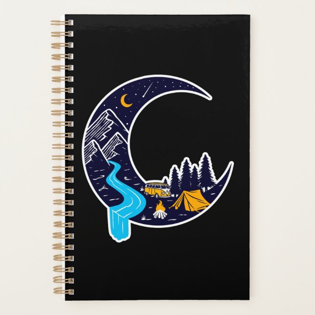 Crescent Moon Adventure Camping Planner (Front)