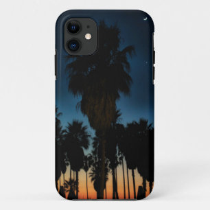 Crescent Moon And One Star On Sunset iPhone 11 Case