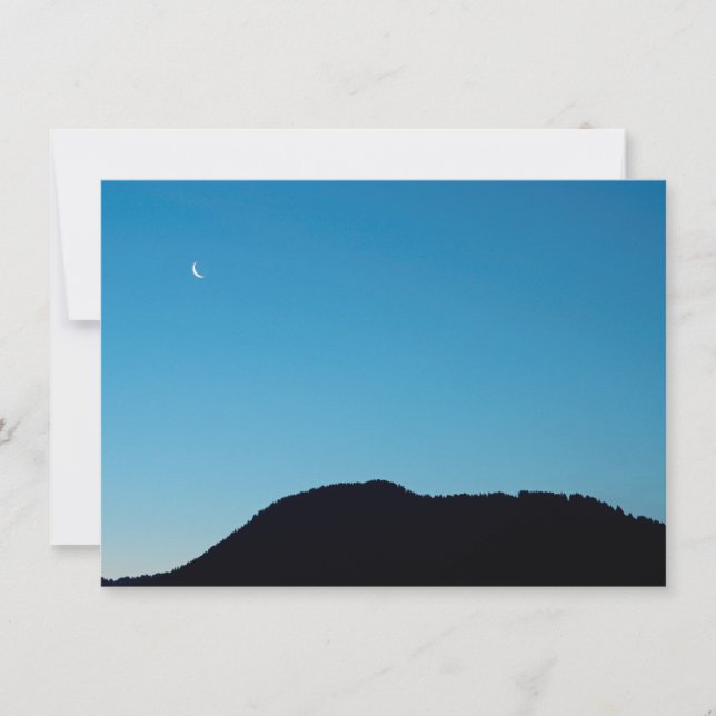 Crescent moon Card (Front)