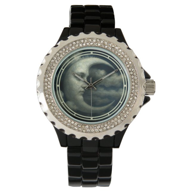 Crescent Moon Face Watch (Front)