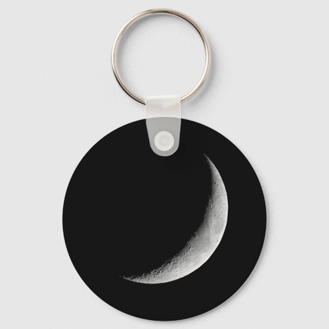 Crescent Moon Key Ring (Front)