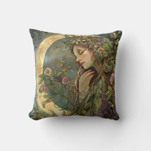 Crescent Moon Ostara Cushion