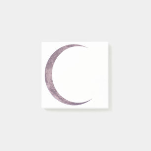 Crescent Moon post-it notes