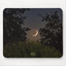 Crescent Moon Setting