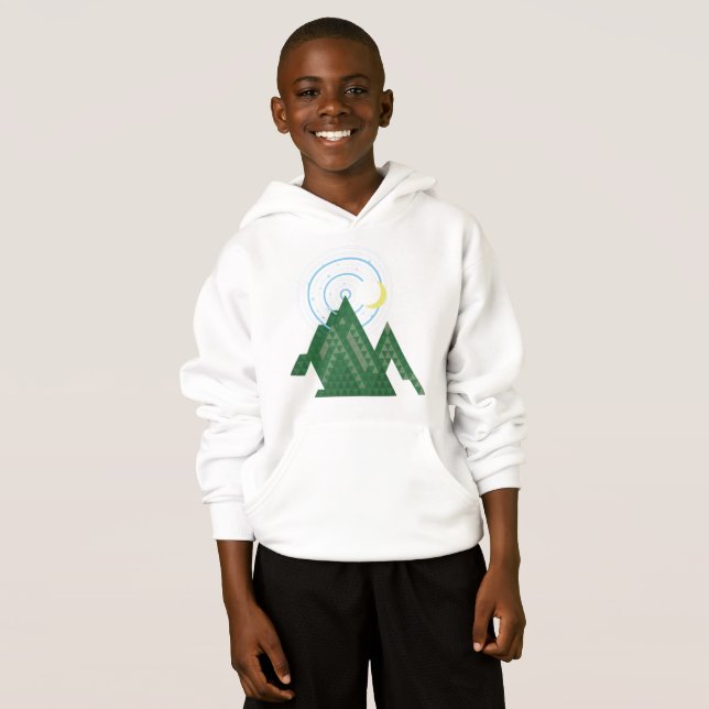  crescent moon sky in the mountain (Front Full)