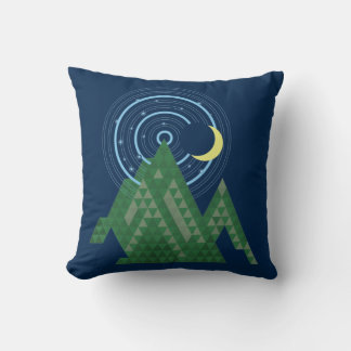 crescent moon sky in the mountain cushion