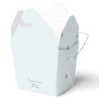 Crescent Moon & Stars Blue Baby Shower Gift Box