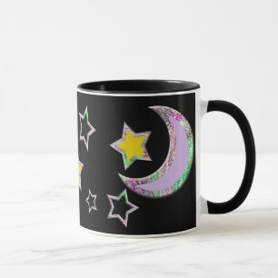 Crescent Moon & Stars Mug