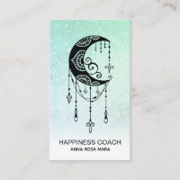 *~* Crescent Moon Talisman Shaman Glitter Luna