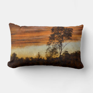 Crescent Moon Throw Pillow Lumbar