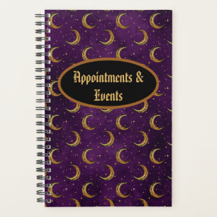 Crescent Moons & Stars Customisable Planner