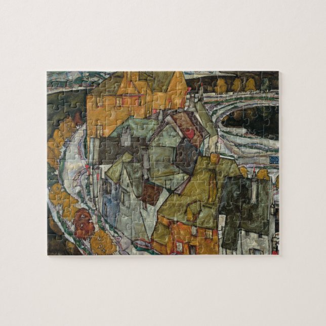 Crescent of Houses II, Island Town by Egon Schiele Jigsaw Puzzle (Horizontal)