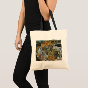 Crescent of Houses II, Island Town by Egon Schiele Tote Bag