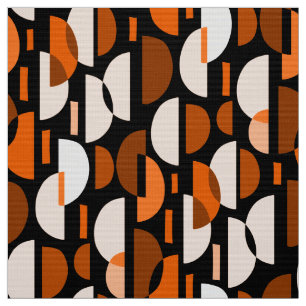 Crescent Pattern 010921 - Orange Fabric