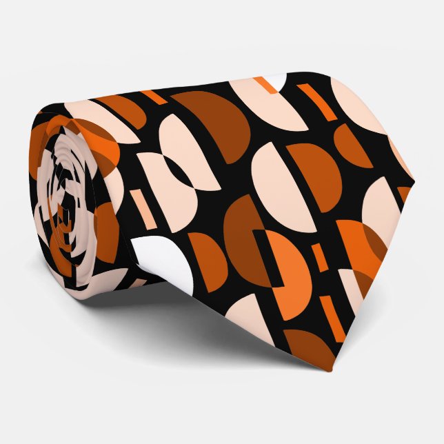 Crescent Pattern 010921 - Orange Tie (Rolled)
