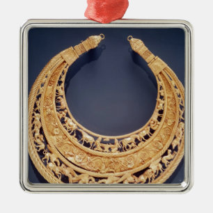 Crescent shaped pectoral from Tolstaya Mogila Metal Tree Decoration