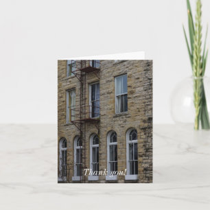 Crescent Wall Thank You Card