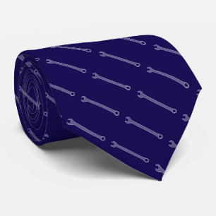 Crescent wrench blue tie
