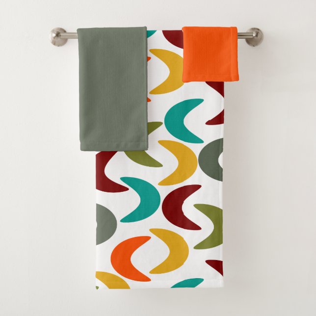 Crescents  bath towel set (Insitu)