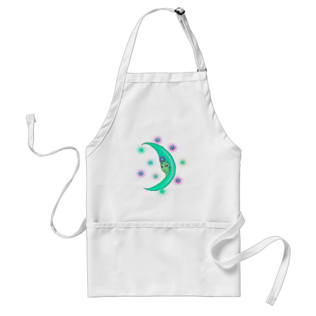 cresent moon goddess standard apron (Front)