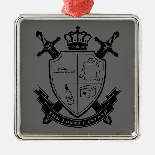 Crest Metal Ornament (Front)