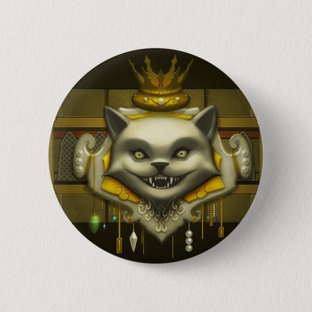 Crest Of Greed 6 Cm Round Badge (Front)