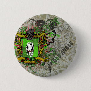 Crest & Pattern 6 Cm Round Badge