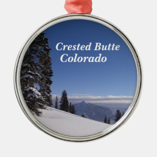 Crested Butte, Colorado Metal Ornament