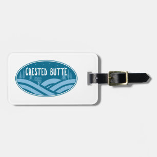 Crested Butte Colorado Outdoors Luggage Tag
