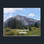 Crested Butte, Colorado Postcard<br><div class="desc">Beautiful view of Crested Butte,  Colorado.</div>