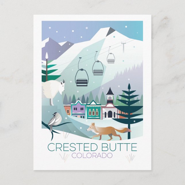 Crested Butte, Colorado Postcard (Front)
