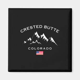 Crested Butte Colorado Ski Resort Rocky Mountains Magnet