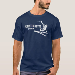 Crested Butte Colorado Skier T-Shirt