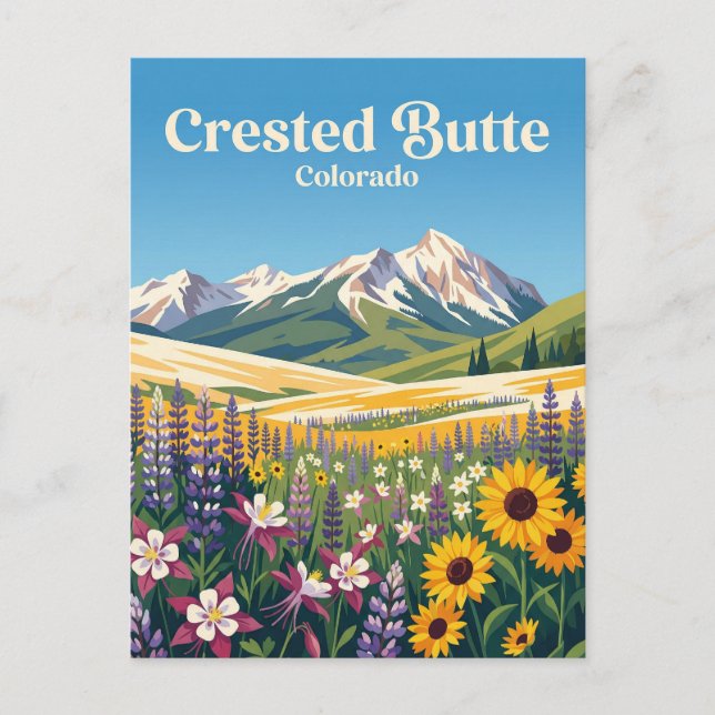Crested Butte USA Postcard (Front)