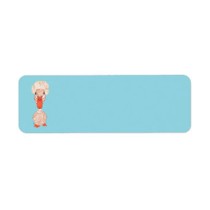 CRESTED DUCK RETURN ADDRESS LABEL