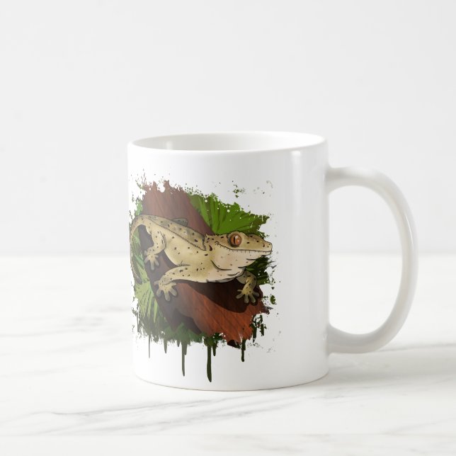 Crested Gecko Coffee Mug (Right)