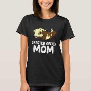 Crested Gecko Mom Lizard Reptile Mother Crested Ge T-Shirt