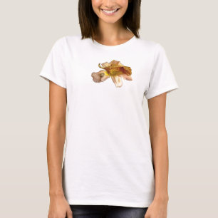 Crested gecko on a lilly flower  Ladies t-shirt