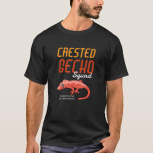 Crested Gecko Squad Cute Lizard Exotic Reptile T-Shirt