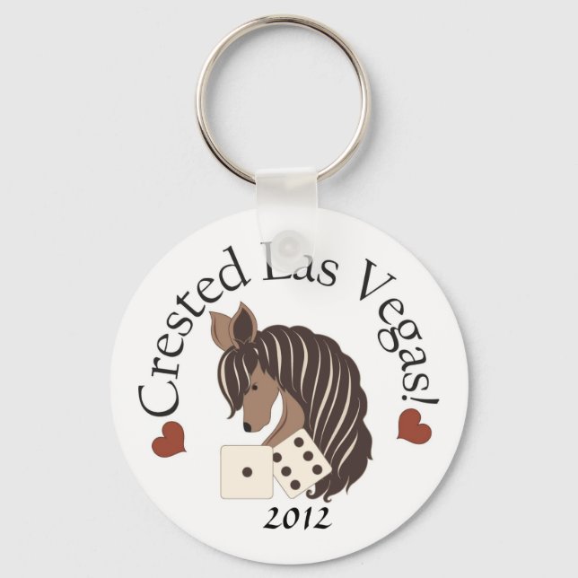 Crested Las Vegas 2012 Souvenior Keychain (Front)