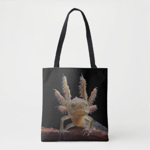 Crested newt larve tote bag