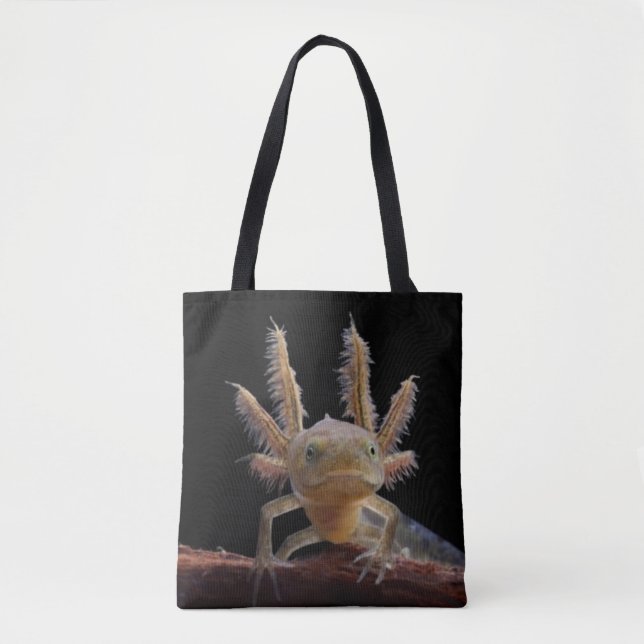 Crested newt larve tote bag (Front)