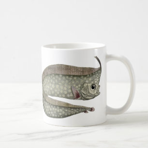 Crested Oarfish Fish, Vintage Marine Aquatic Life Coffee Mug