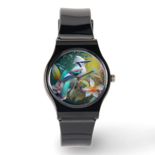 Crested Teal Winged Jay Watch