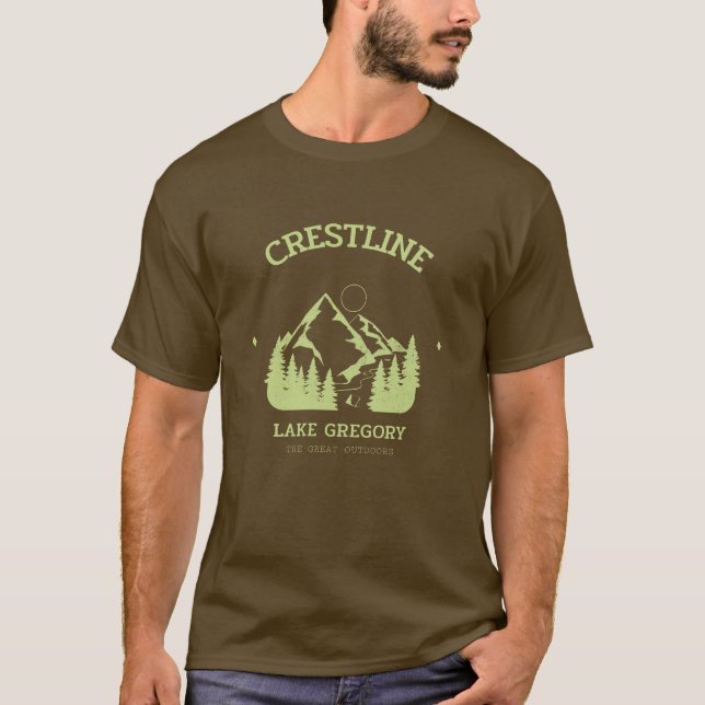 CRESTLINE, CRESTLINE CA, LAKE GREGGORY 1 T-Shirt (Front)