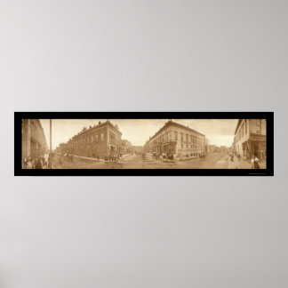 Creston, Iowa Photo 1908 Poster