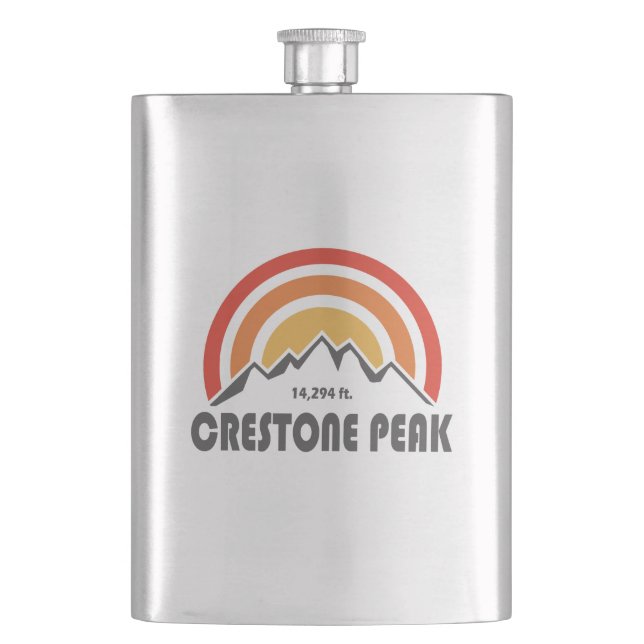 Crestone Peak Hip Flask (Front)