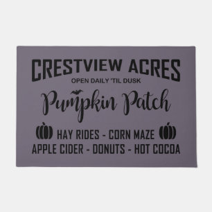 CRESTVIEW ACRES PUMPKIN PATCH DOORMAT